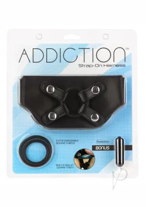 Addiction Strap On Harness O/s Black