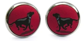 Black Lab Heaven: Cufflinks - Red