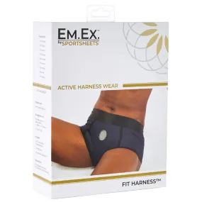 EmEx Fit Harness Boxer Brief - XXXLarge (Navy)