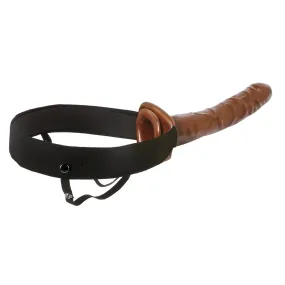 Fetish Fantasy Series 10" Chocolate Dream Hollow Strap-On