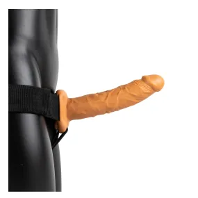 Hollow Strap-on Without Balls 8 Inch - Tan