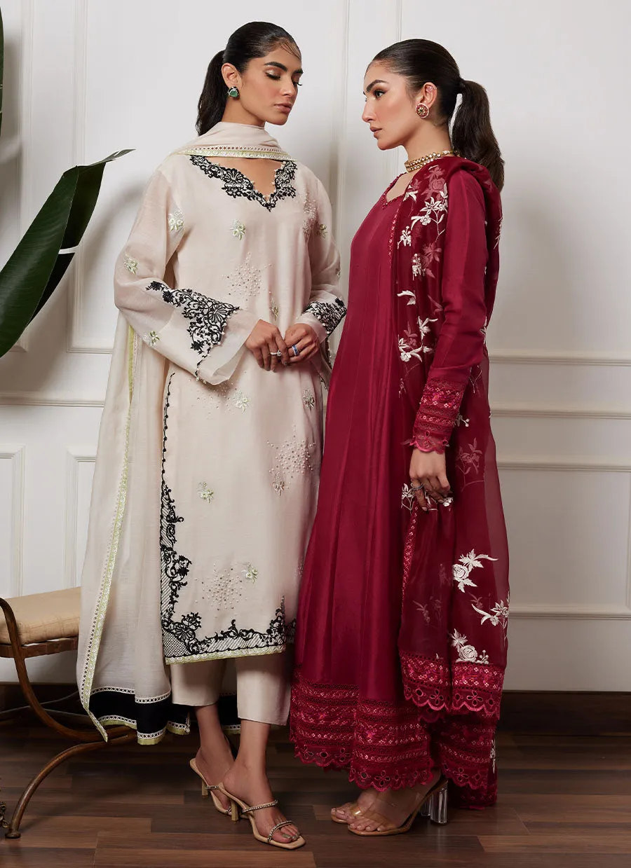 Jomana Scarlett Shirt And Dupatta