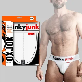 Oxballs Hunker Jockstrap - white snow