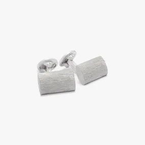 Sterling silver Graffiato cufflinks