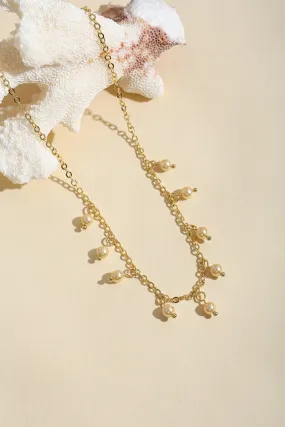 Sun-kissed Shell Pearls Necklace