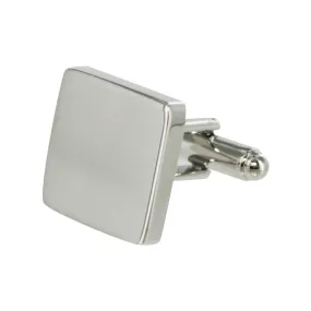 TNC Square Silver Cufflinks